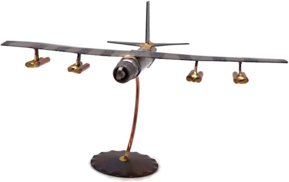 Jet Plane Collectible Handmade Metal Art Figurine, Desk Accessories, Trophy, Boss Gift, Home Office Decor, Airplane - Image 9