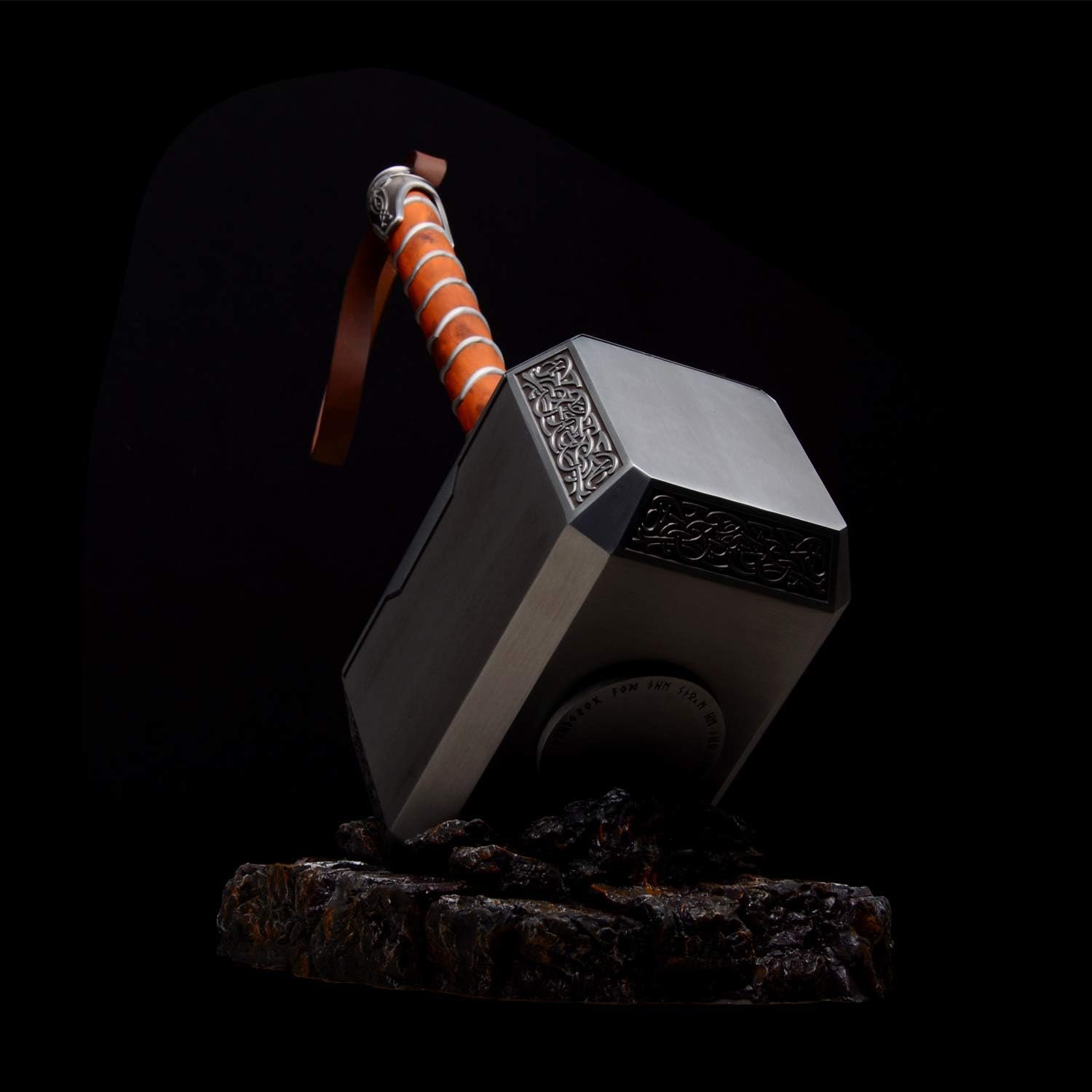 Sword Valley Thor's Hammer With Base - Nordic Myth Metal War Hammer - 44.5cm/17.5 - Image 3
