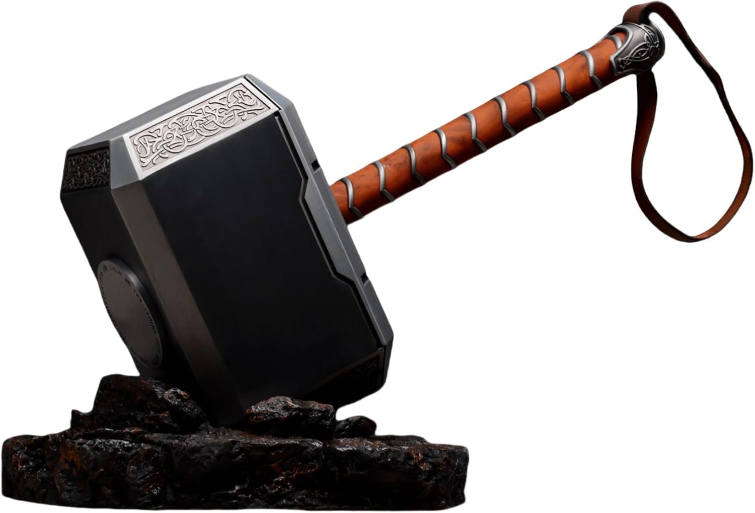 Sword Valley Thor's Hammer With Base - Nordic Myth Metal War Hammer - 44.5cm/17.5