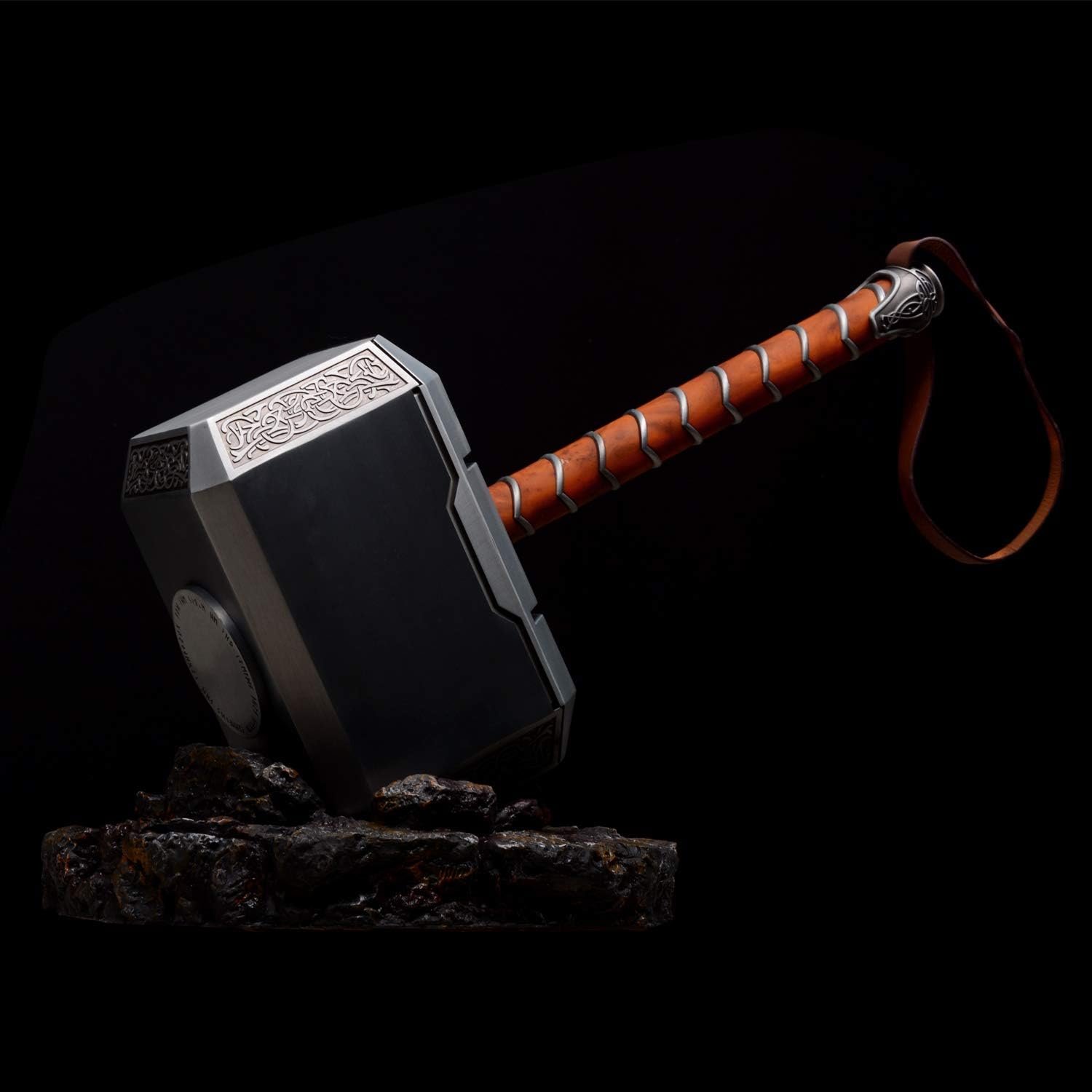 Sword Valley Thor's Hammer With Base - Nordic Myth Metal War Hammer - 44.5cm/17.5 - Image 4
